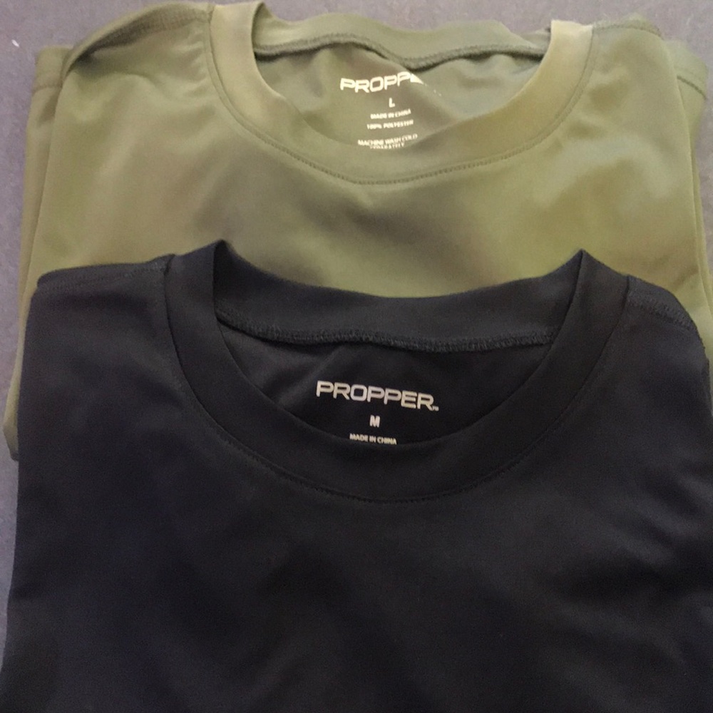 Lot of 2 men’s tactical TShirts Propper brand